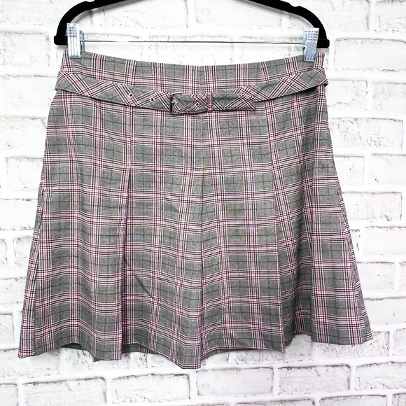 |•IZOD•| Plaid Pleated Athletic Skirt/Skort Size 4 - Picture 1 of 6